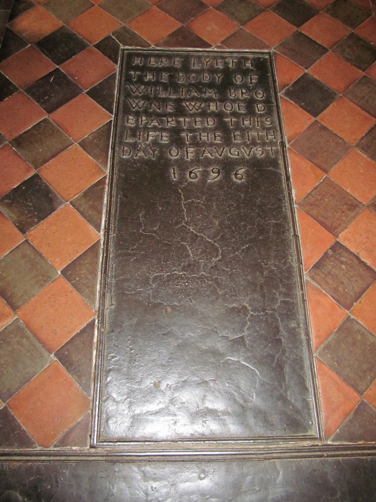 Ledgerstone to William Browne, Leighton Shropshire